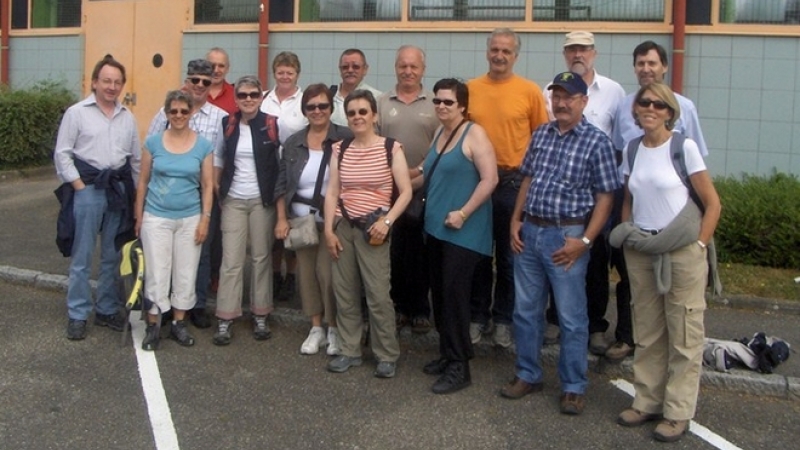 Les rescapés de la marche gourmande du 22 mai 2011 à Blotzheim