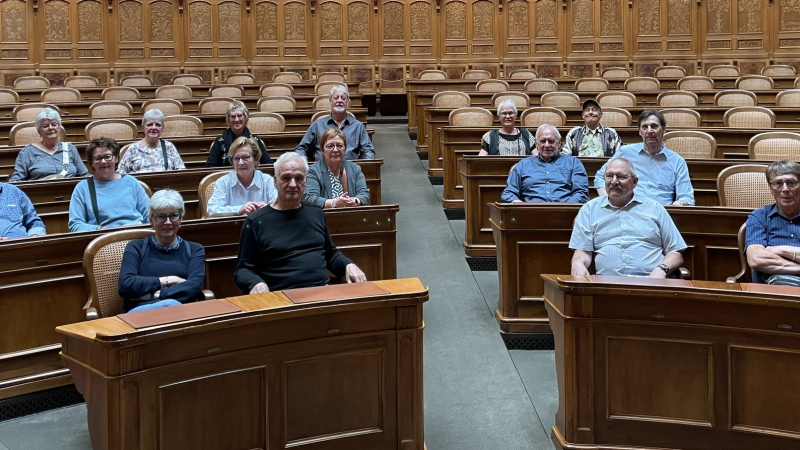 La nouvelle composition du Parlement (Palais fédéral 2026)